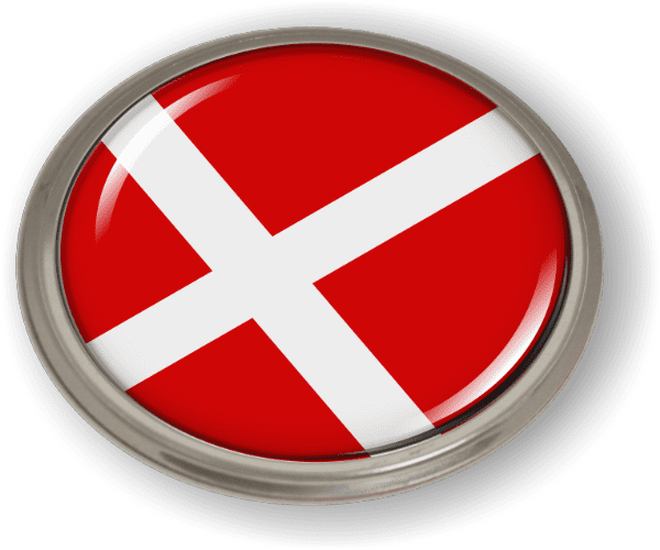 Denmark - Flag - Country Emblem